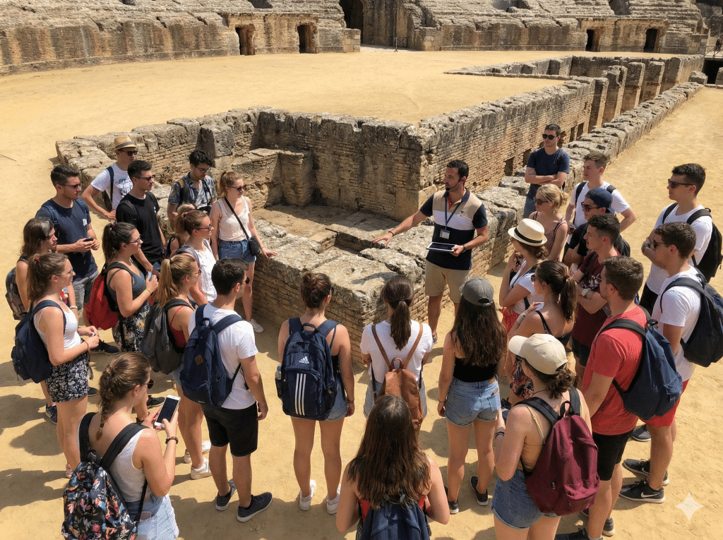 visitas grupos italica para colegios y empresas con guia oficial