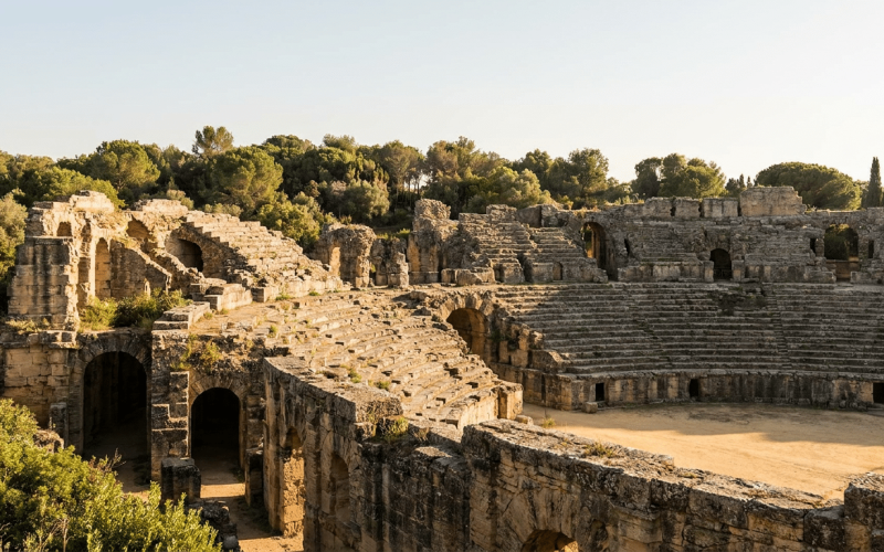 Imagen ilustrativa sobre amphitheatre of italica