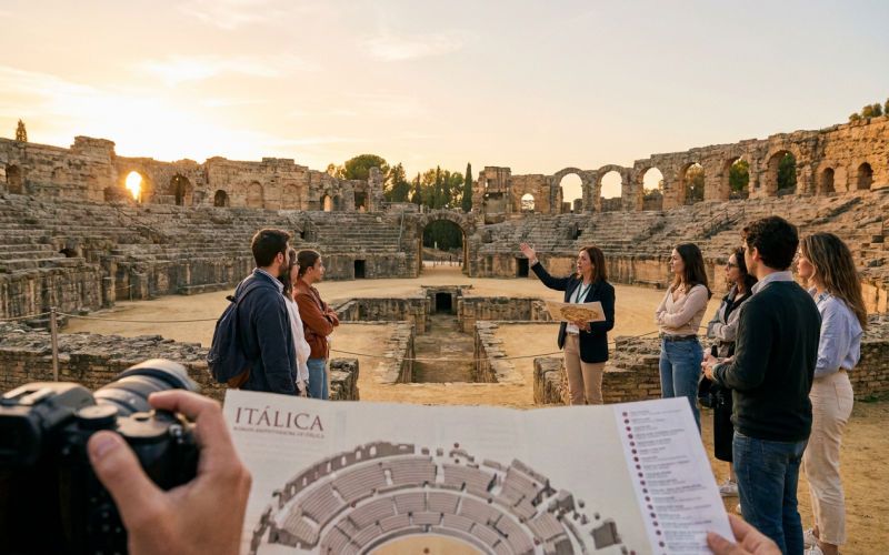 Imagen ilustrativa sobre anfiteatro italica