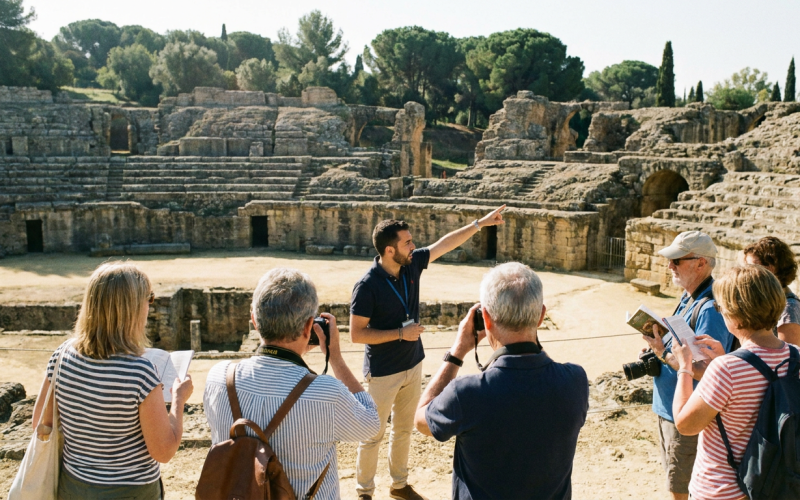 Imagen ilustrativa sobre visita guiada italica