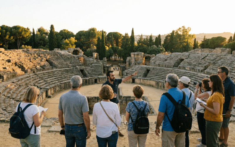 Imagen ilustrativa sobre visita italica